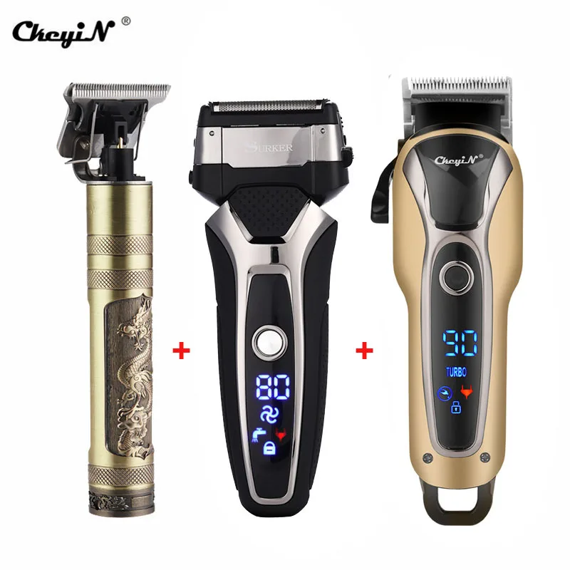 Профессиональная Парикмахерская Машинка для стрижки волос триммер бороды