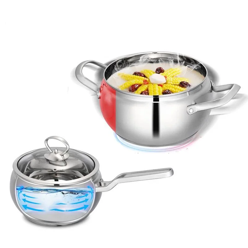 Нержавеющая сталь молочный горшок антипригарное детское питание маленький суп