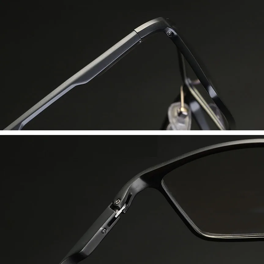 Zerosun алюминиевые очки для близорукости мужские прозрачный оттенок линзы