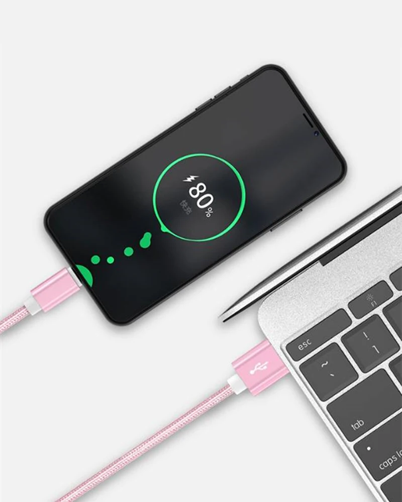 USB-кабель в оплетке для Samsung S8 S9 S10 Plus A30 A50 A70 A21 A31 A51 A71 Huawei QC 3 0 | Мобильные телефоны и