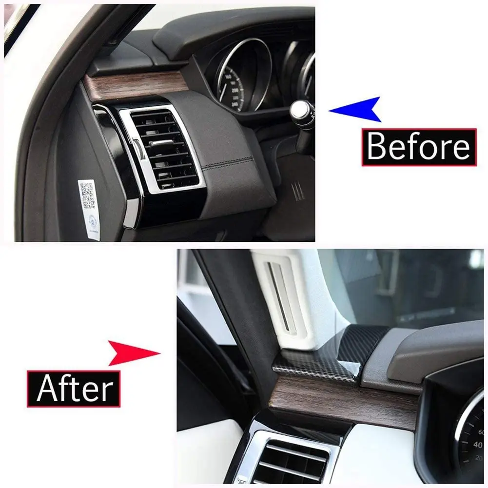 АБС пластик левая передняя декоративная крышка приборной панели отделка для Land