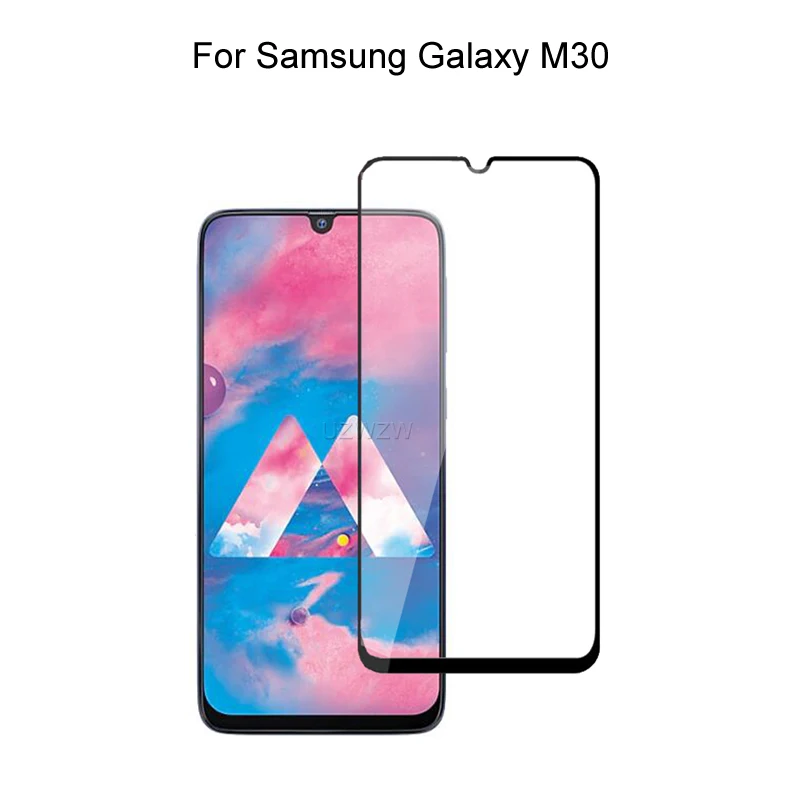 Для Samsung Galaxy M30 M30s полное покрытие 0 26 мм защитное закаленное стекло для