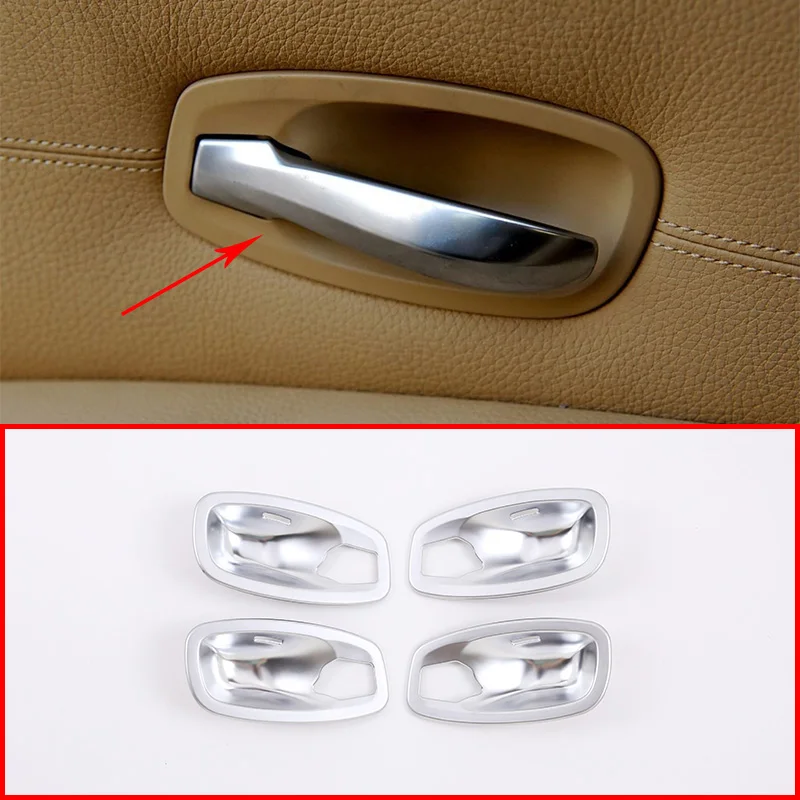 

Для 5 серии E60 2006-2009 автомобильные аксессуары 4 шт. АБС-пластик для внутренней двери автомобиля