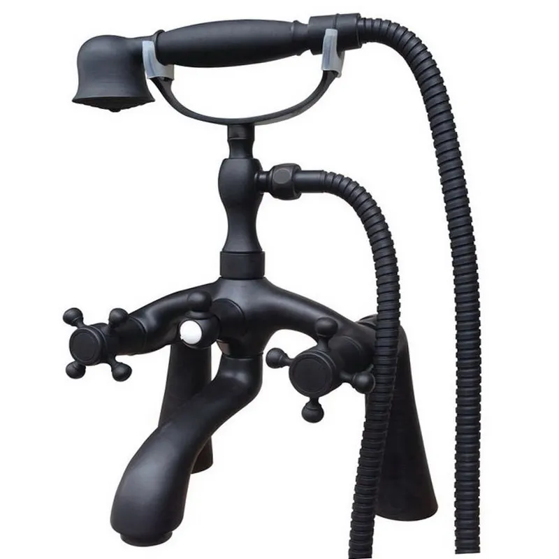 Бронзовый Смеситель для ванны с черным масляным напылением кран смеситель