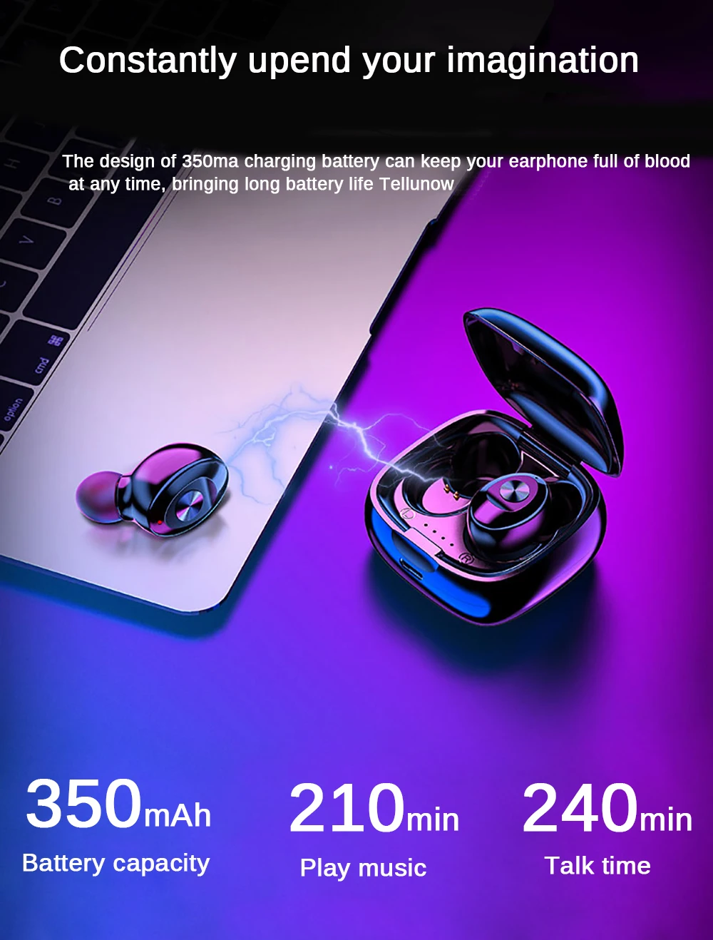 Bluetooth наушники XG12 TWS мини беспроводные наушники бинауральные звонки HiFI Bluetooth 5,0 шумоподавление наушники для Android Iphone