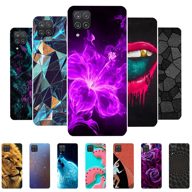 

For Samsung A12 Case 6.5inch Soft Silicon Tpu Cute Back Case For Samsung Galaxy A12 Phone Cover GalaxyA12 A 12 A125F Bumper Bag
