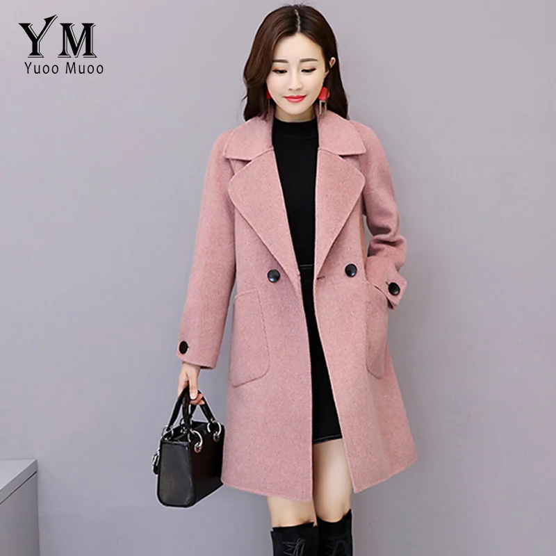 Женское зимнее пальто на пуговицах средней длины|Женские пальто| |