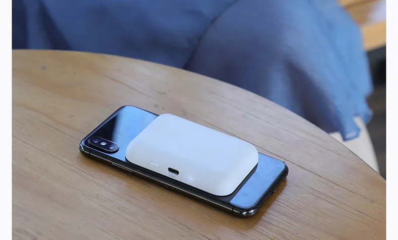 Беспроводной Powerbank Батарея зарядки чехол для iPhone X/XS/8/8 PLUS Samsung s9/s9+ huawei Коврики RS P20 Xiaomi MI9 Беспроводной зарядки