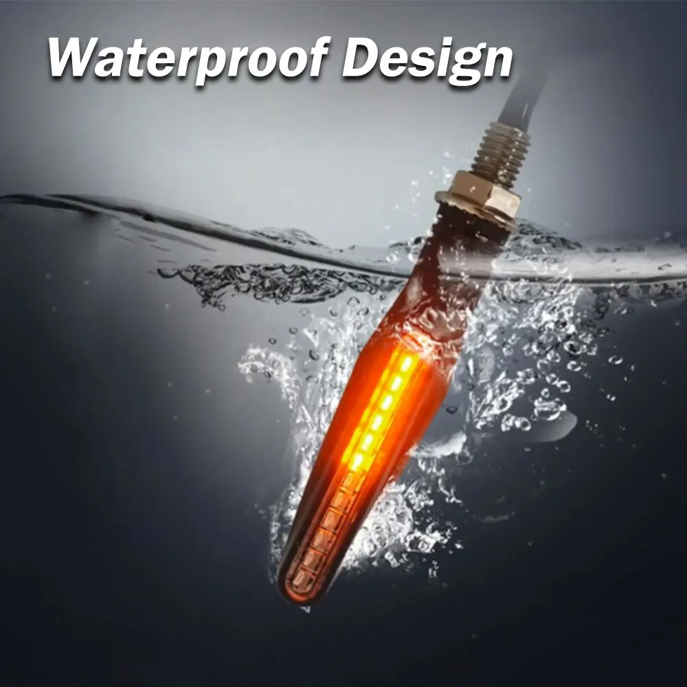 Черный Задний светодиодный светильник для мотоцикла желтый + синий с