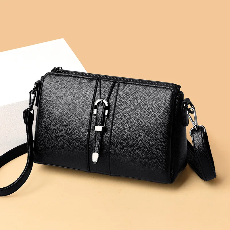 

New Winter Middle-aged Women's Bag Mommy Bag Multi-Layer Bag Women's Large Capacity Mommy Bag Casual Bag
