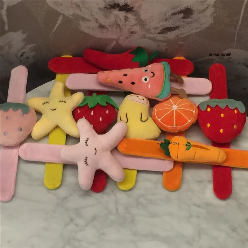 Маленькие плюшевые игрушки в виде фруктов 4-9 см животные мягкие для девочек и