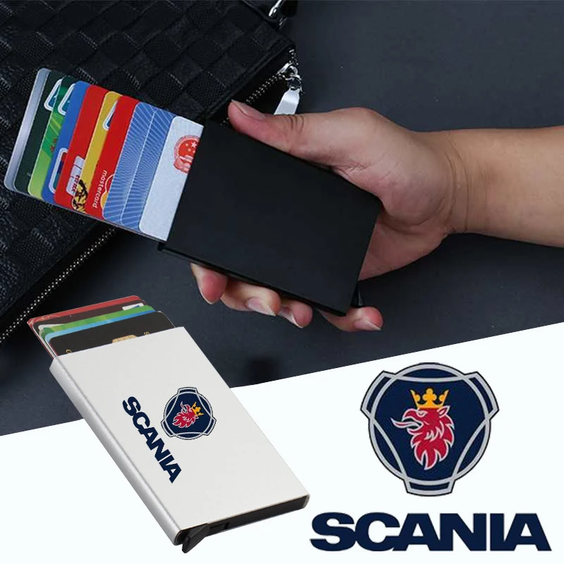Держатель для визиток автоматический из алюминия Scania MAN TGS TGX | Автомобили и