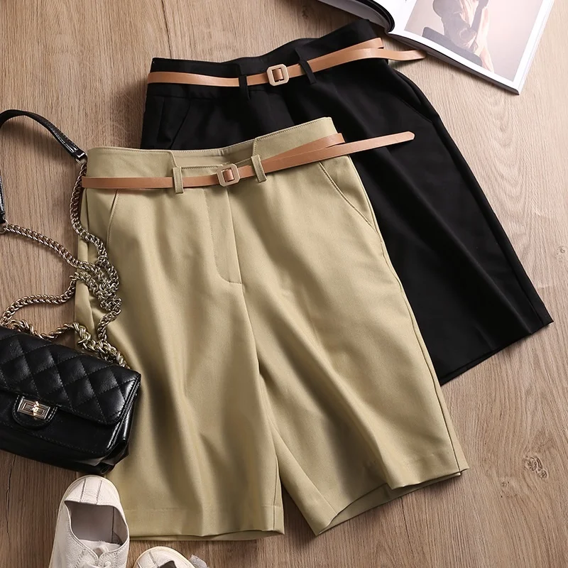 

Женские летние костюмы и шорты с тонкими вертикальными прямыми брюками-трусиками