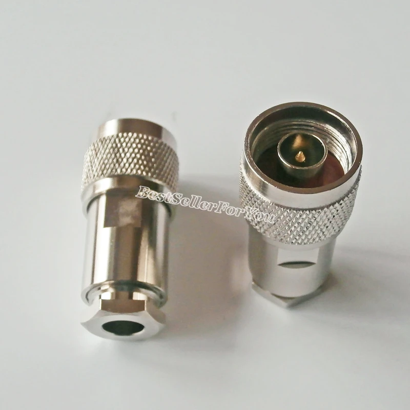 

10Piece N Male Plug Clamp For RG5 RG6 5D-FB LMR300 RF Cable Connector