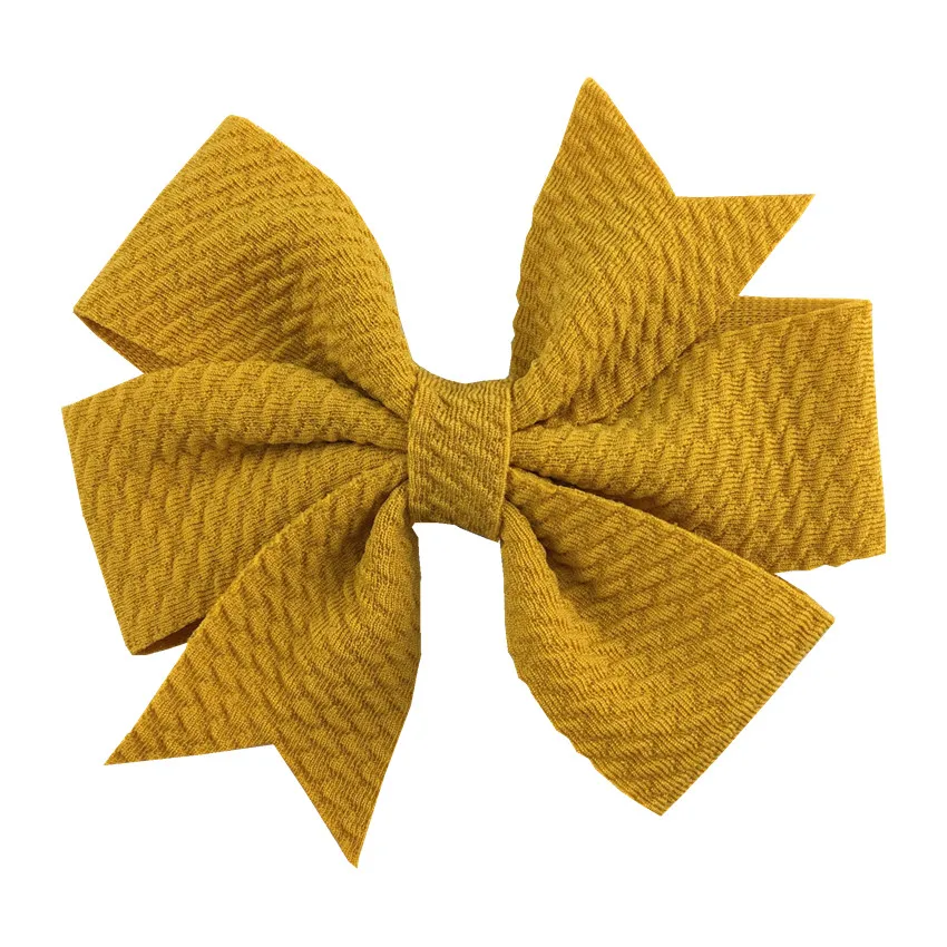 Оптовая продажа 120 шт./лот вафельная ткань SIYUAN бант для волос с клипсой девочек 9