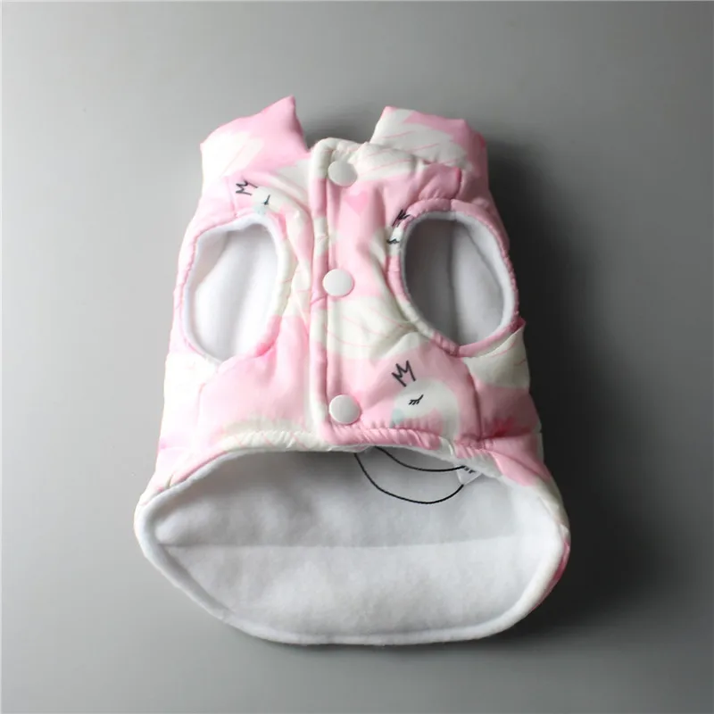 Милая Одежда для собак зимний жилет маленьких пальто куртка кошек чихуахуа Йорк