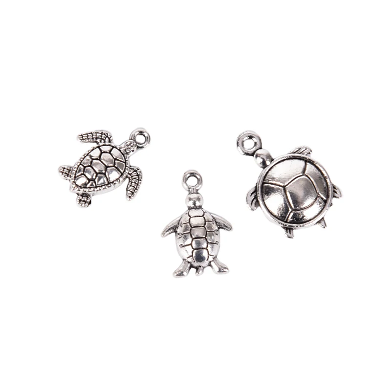 16Pcs/Set Mixed Batch Tibetan Starfish Sea Turtles Tortoise Charm Pendant Jewellery Findings | Украшения и аксессуары