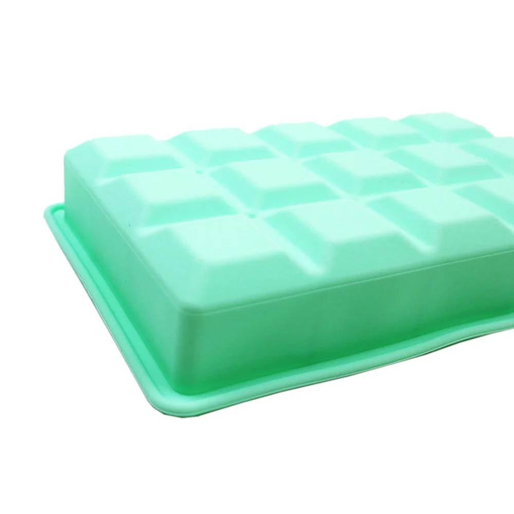 15 ячеек пищевой силикон поднос для кубиков льда с крышкой форма сделай сам