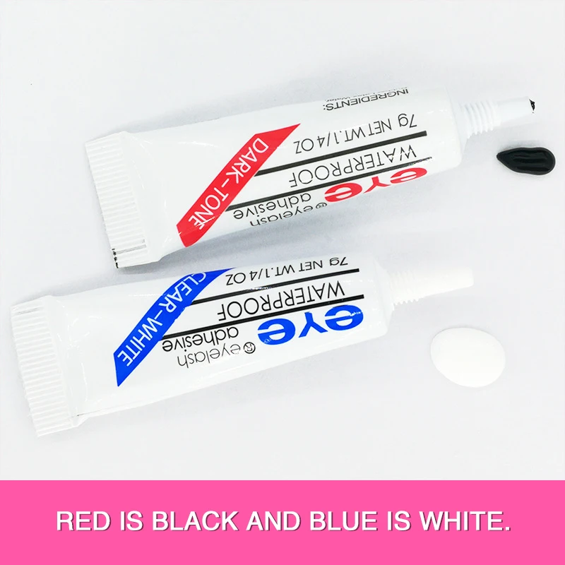 1 шт. 7 г накладные ресницы клей черные и белые легкие практичные профессиональные