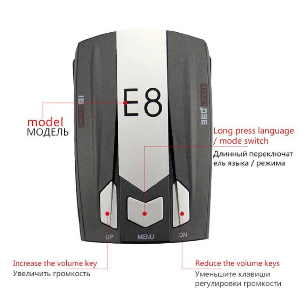 Автомобильный радар-детектор скорости потока полицейский обнаружение сигнала
