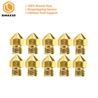 SIMAX3D 10 шт., детали для 3D-принтера, латунная медная насадка 0,4 мм, экструдер, Печатная головка, сопла для 1,75 мм CR10 CR10S Ender 3 MK8 Makerbot