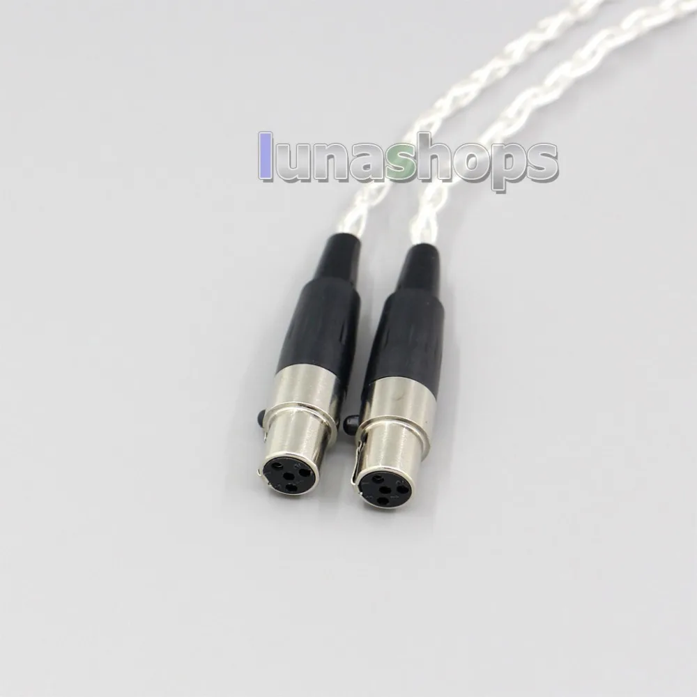 LN006452 99% чистого серебра 8 ядро 2,5 мм 4,4 мм 3,5 мм XLR наушники кабель для Audeze LCD-3 LCD3 LCD-2 LCD2 LCD-X LCD-XC