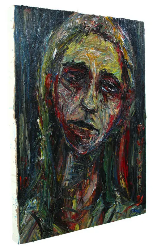 

Oil Painting Outsider Contemporary Vintage Art For Living Room Office Decor