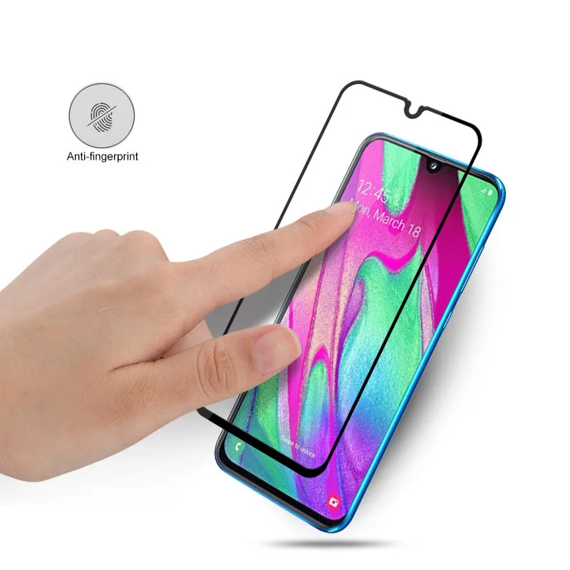 Оригинальное закаленное стекло 9D для samsung Galaxy A40 A 40 защитная пленка экрана YA40