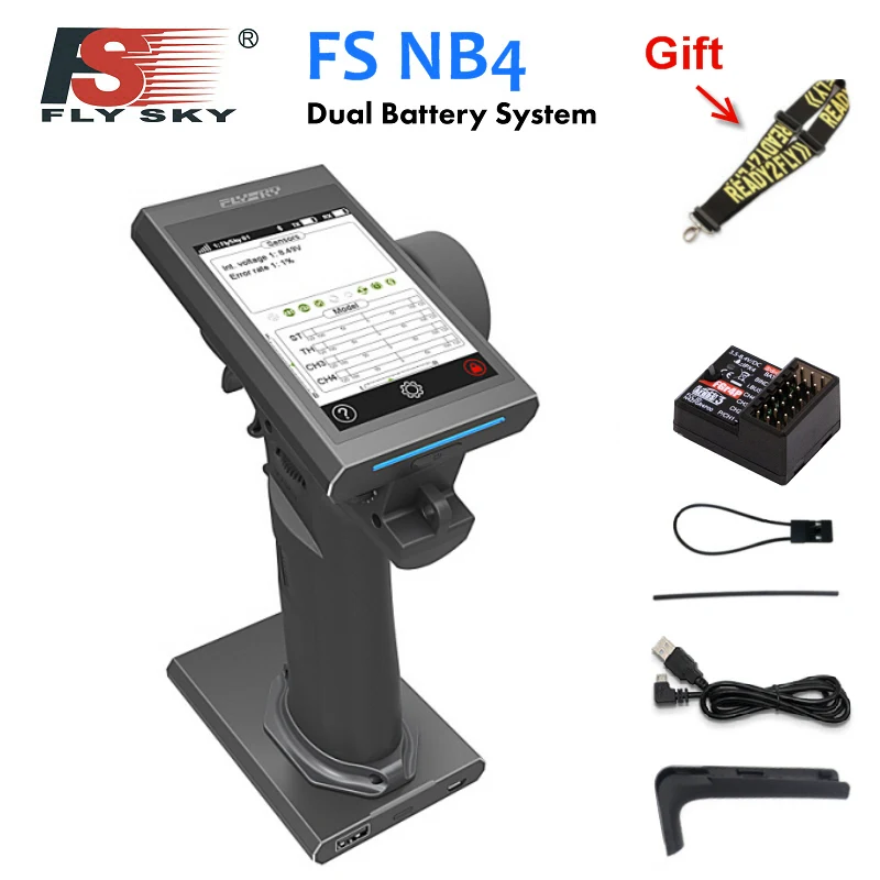 

Flysky FS-NB4 Радиоуправляемая машинка радиоуправляемая лодка 2,4G 4CH благородный радиопередатчик с приемником HVGA 3,5 дюйма TFT Цвет для радиоуправля...