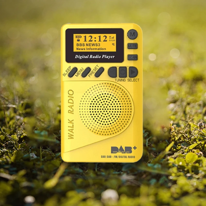 Портативный mp3 плеер OOTDTY мини DAB цифровое радио FM цифровой демодулятор Built in