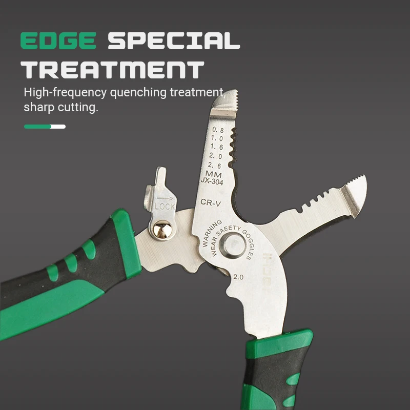 Щипцы для зачистки проводов многофункциональные Обжимные ручной инструмент