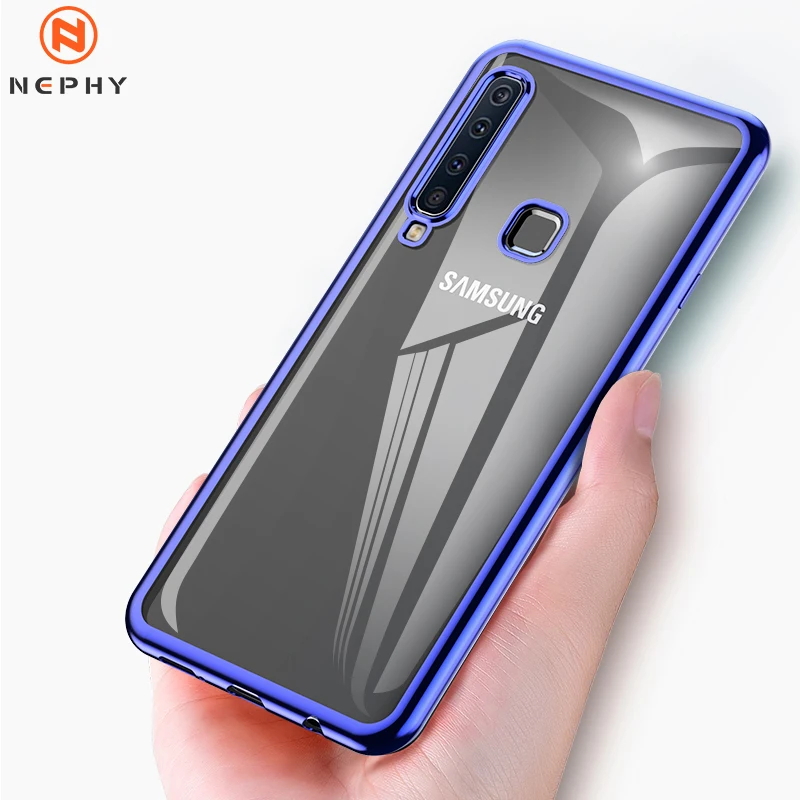 Чехол с прозрачным покрытием для Samsung M10 M20 M30 A10 A20E A30 A40 A50 A60 A70 A80 A6 A8 A9 2018 S8 S9 S10 Plus Note 8