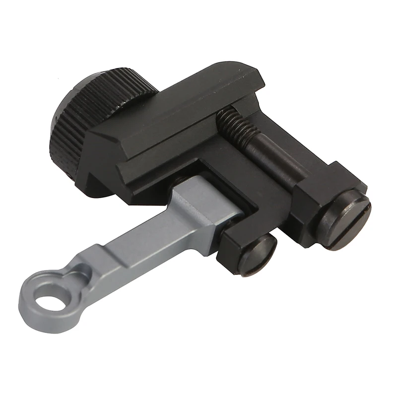 

Tactical Folding Rear Sight For Airsoft Hunting Shooting KAC Style 300M Steel Shooting Rear Sights BUIS Rail Aiming