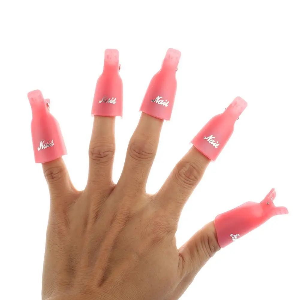 

10 шт., пластиковые насадки для дизайна ногтей