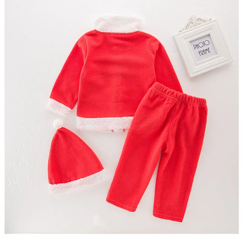 Высококачественный Детский костюм Санта Клауса для косплея мальчиков и девочек