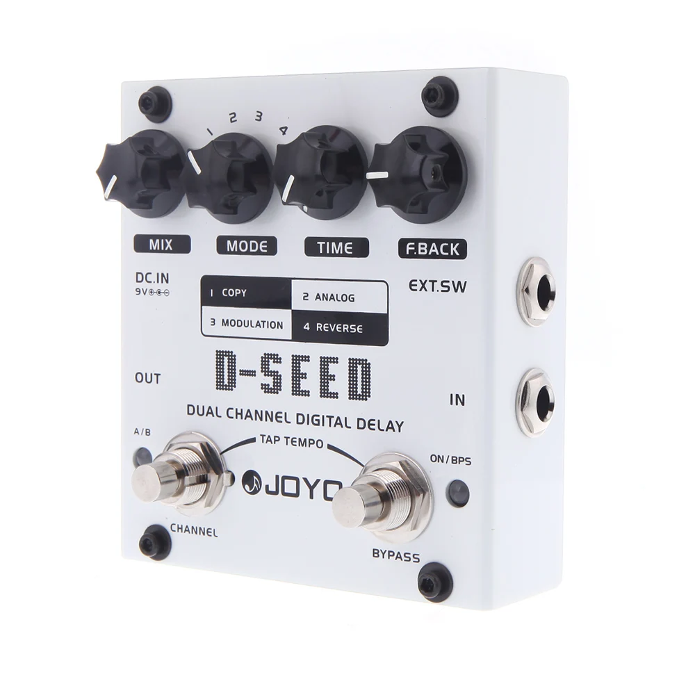 JOYO D-SEED двухканальные цифровые гитарные педали с эффектом Delay с четырьмя режимами аксессуары для гитары