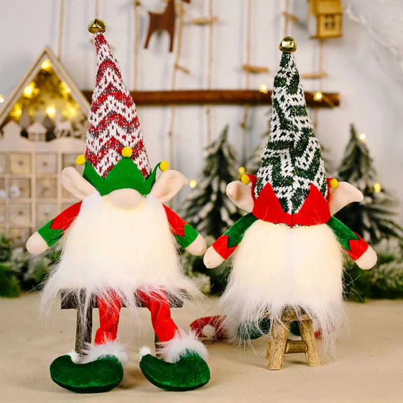 

Christmas Led Light Up Gnome Xmas Faceless Doll Glowing Decorations For Home Christmas Ornament Xmas New Year Navidad Natal