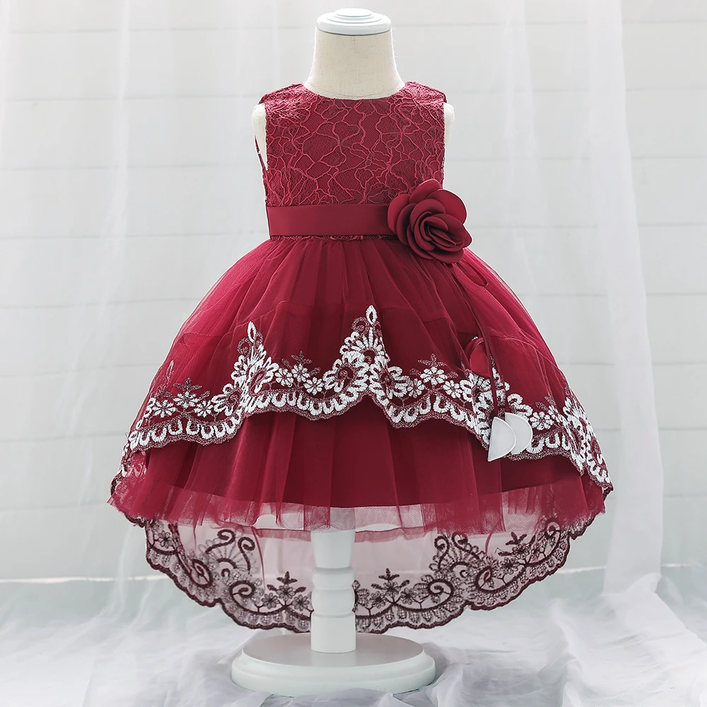 

Summer Newborn Baby Dress Infant Princess Dress 1st Birthday Party Dress For Baby Girls Wedding Gown Toddler Baby Girls Clothes