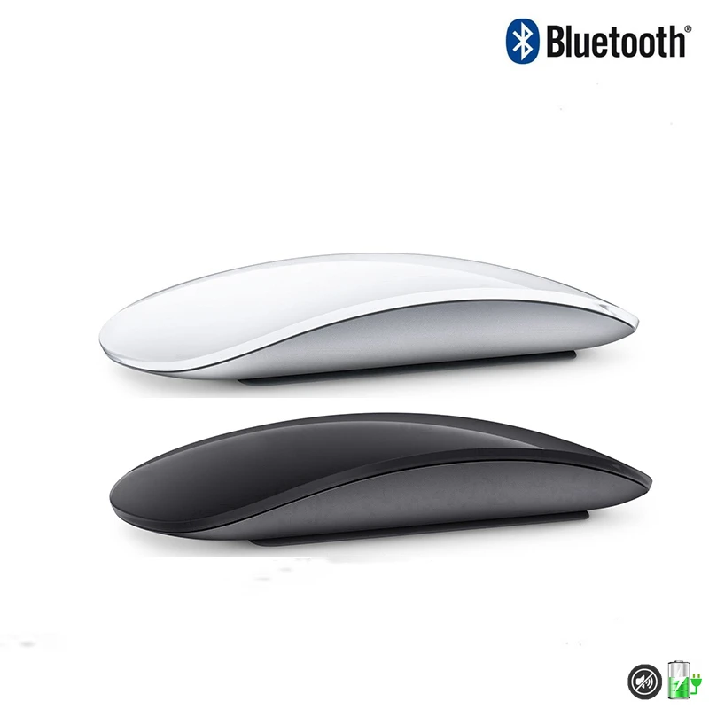 

Bluetooth Wireless Magic Mouse 2 Silent Rechargeable Laser Computer Mouse Thin Ergonomic PC Office Mause For Apple Mac Microsoft