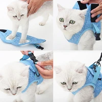 collar for cats dog walking jacket collar cat harness escape proof vest harness with reflective strap for kitten cat accessories