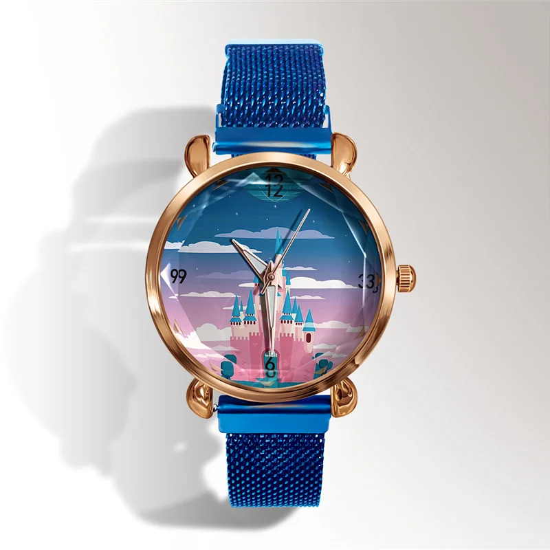 Новые Классические из мультфильма Город героев Модные женские часы повседневные