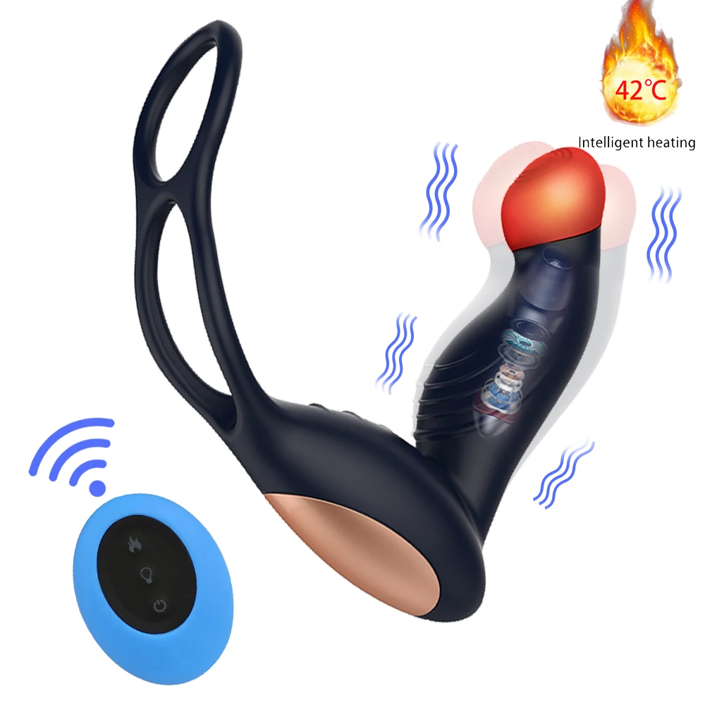 

10 Speeds Anal Plug Vibrator G Spot Prostate Massager Anal Beads Butt Plug Vibrator Male Masturbation Remote Sex Toys For Women