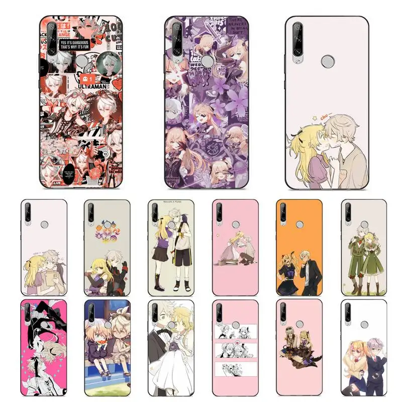 

MaiYaCa Genshin Impact Bennett Fischl Phone Case for Huawei Y 6 9 7 5 8s prime 2019 2018 enjoy 7 plus
