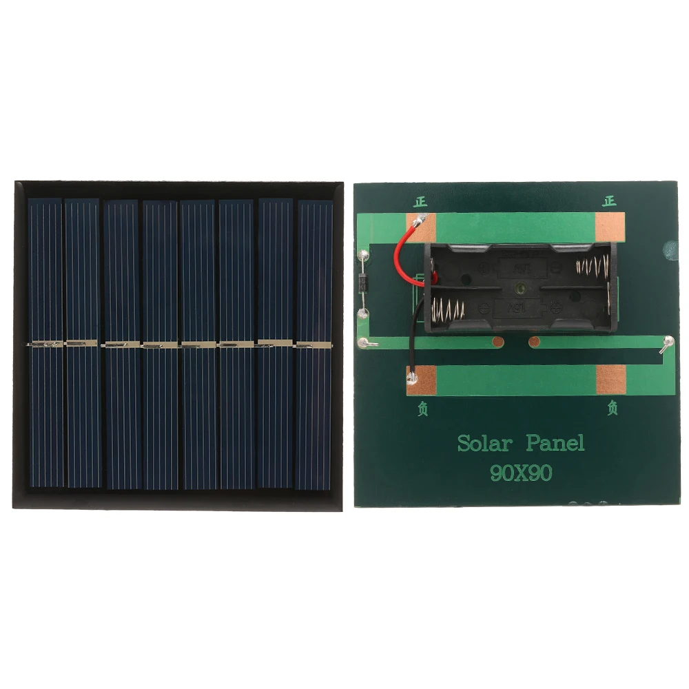 Умный каржер солнечных батарей 1 Вт/4 в зарядное устройство на батареях 2*1 2 AAA