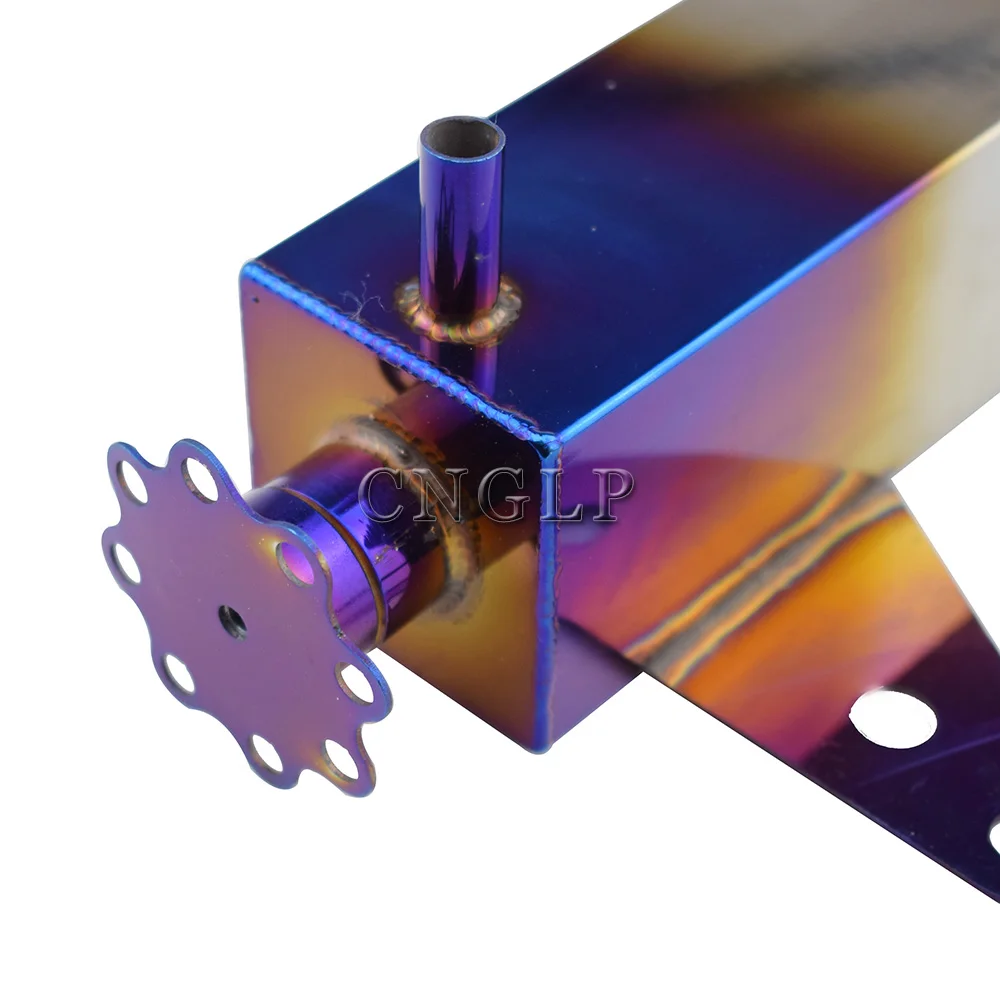 Универсальный радиатор охлаждающая жидкость обожженный синий Алюминиевый