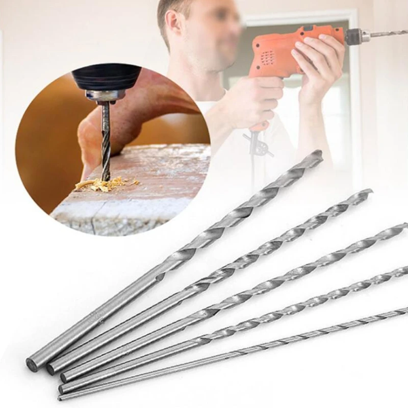 

Multiple materials Round Shank Diameter HSS High-speed Steel Straight Shank Long Sturdy Wear-resistant Twist Drill Set W0YF
