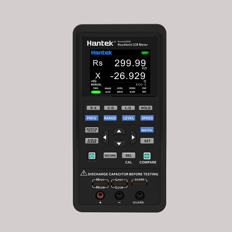 Hantek1832C Hantek1833C цифровой Ручной Измеритель иммитанса Портативный измерительный