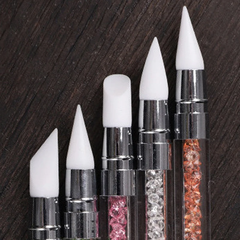 5 шт. набор силиконовых кистей акриловое Рисование стержней карандаш Стразы