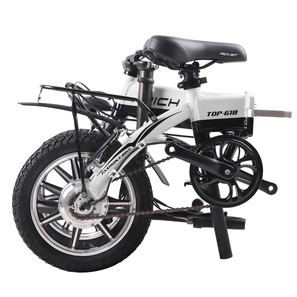 Richbit 14 дюймов Портативный городской складной электрический велосипед