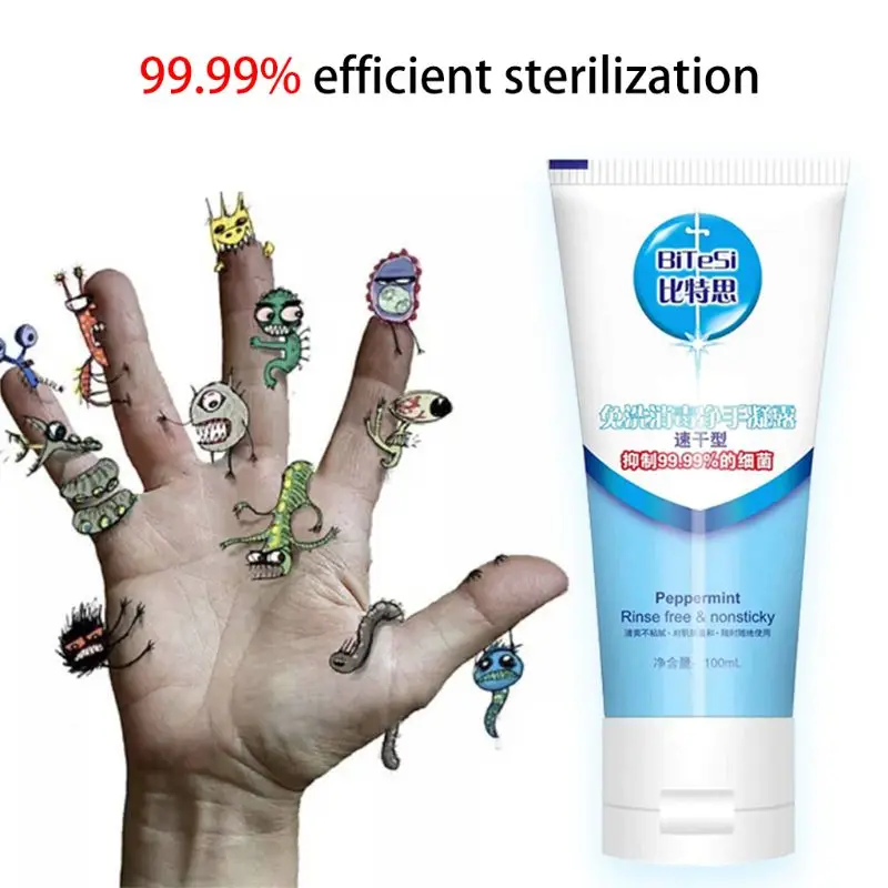 100ml Hand Sanitizer Gel Anti-Bacterial Waterless Wash No-wash | Дом и сад